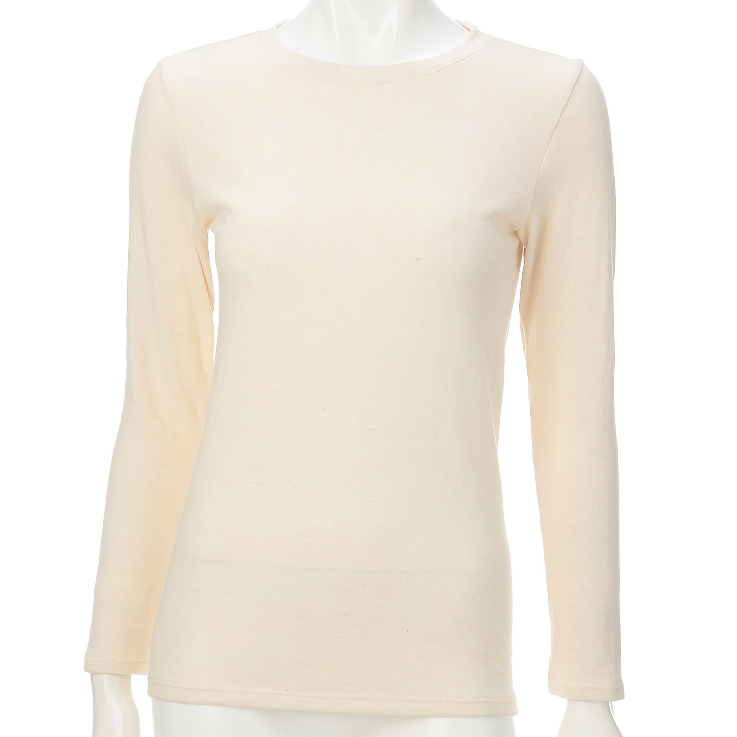 肌ごころby FOODtextile  長袖ラウンドネックLL - 画像1