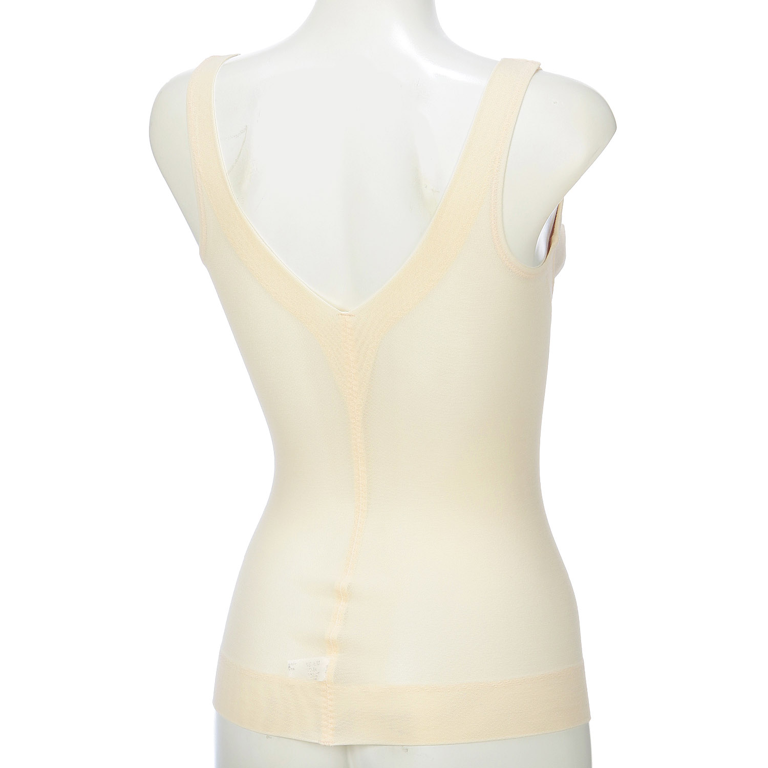 綿メッシュボディシェイパー ベージュLL ジョワイユ - 画像2