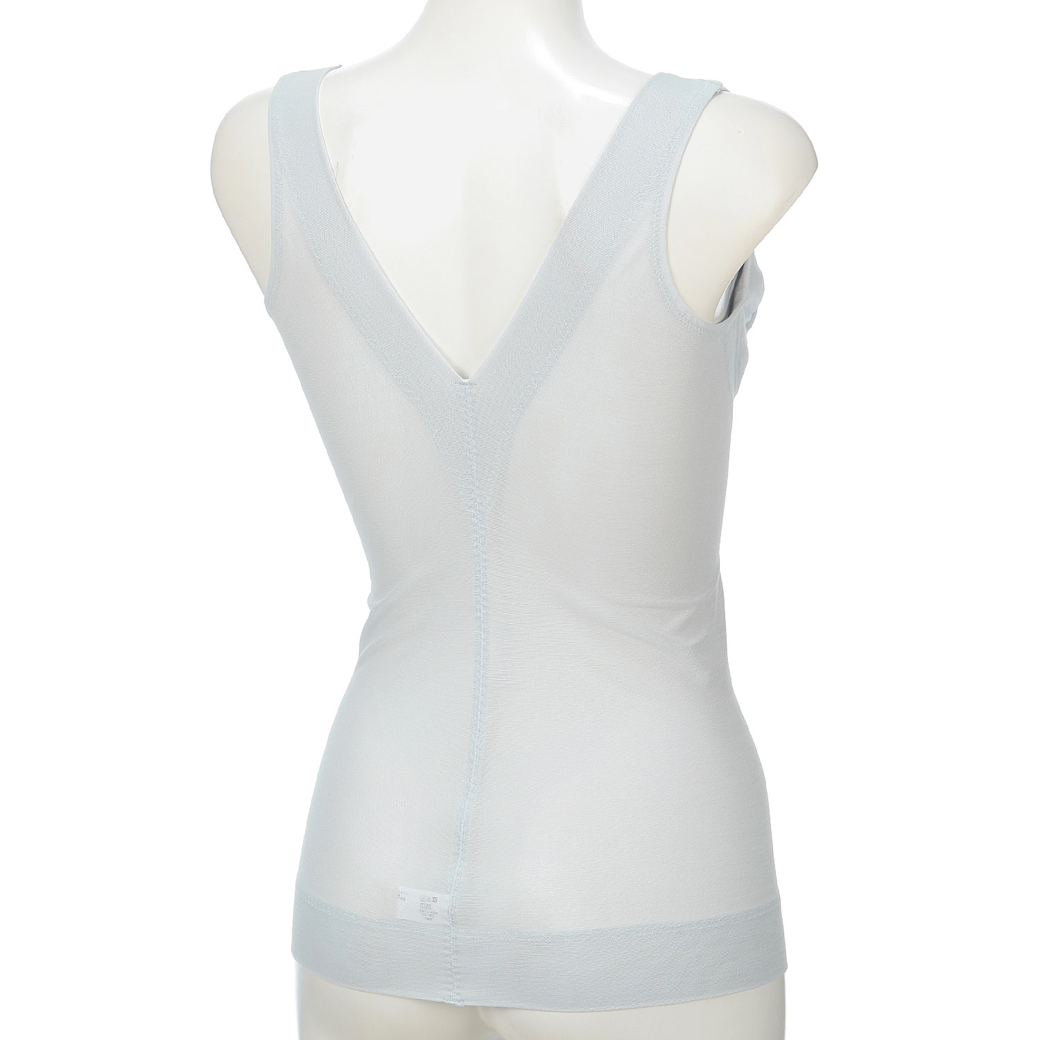 綿メッシュボディシェイパーグレイッシュブルーL ジョワイユ - 画像2