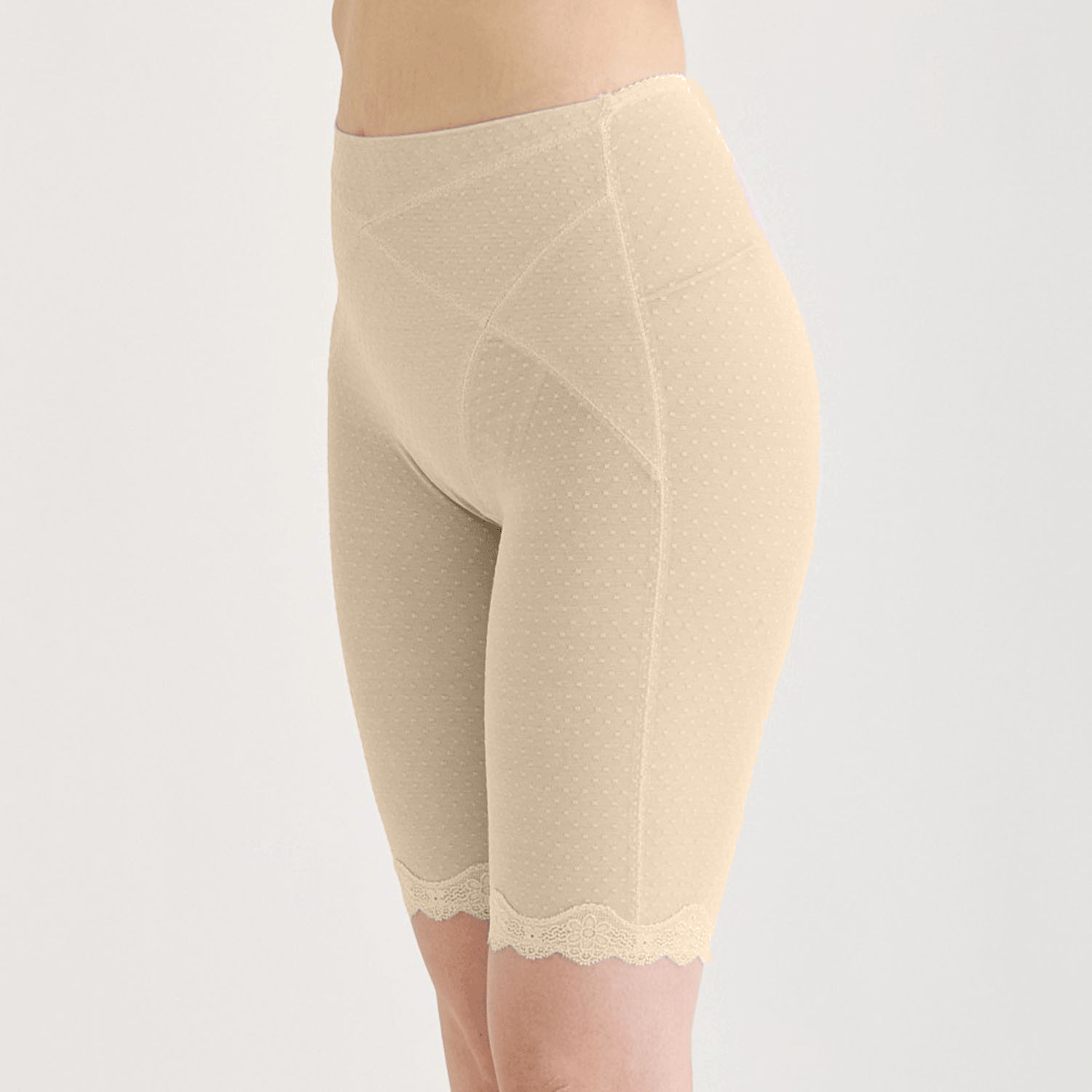 ソフトスタイレット ロングガードル ベージュ M - 画像2