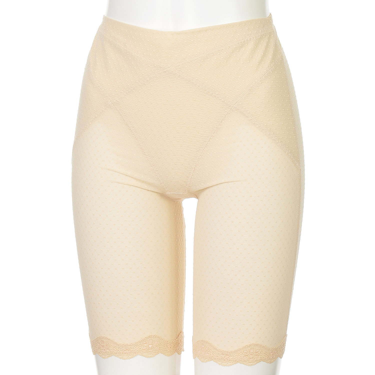 ソフトスタイレット ロングガードル ベージュ L - 画像3