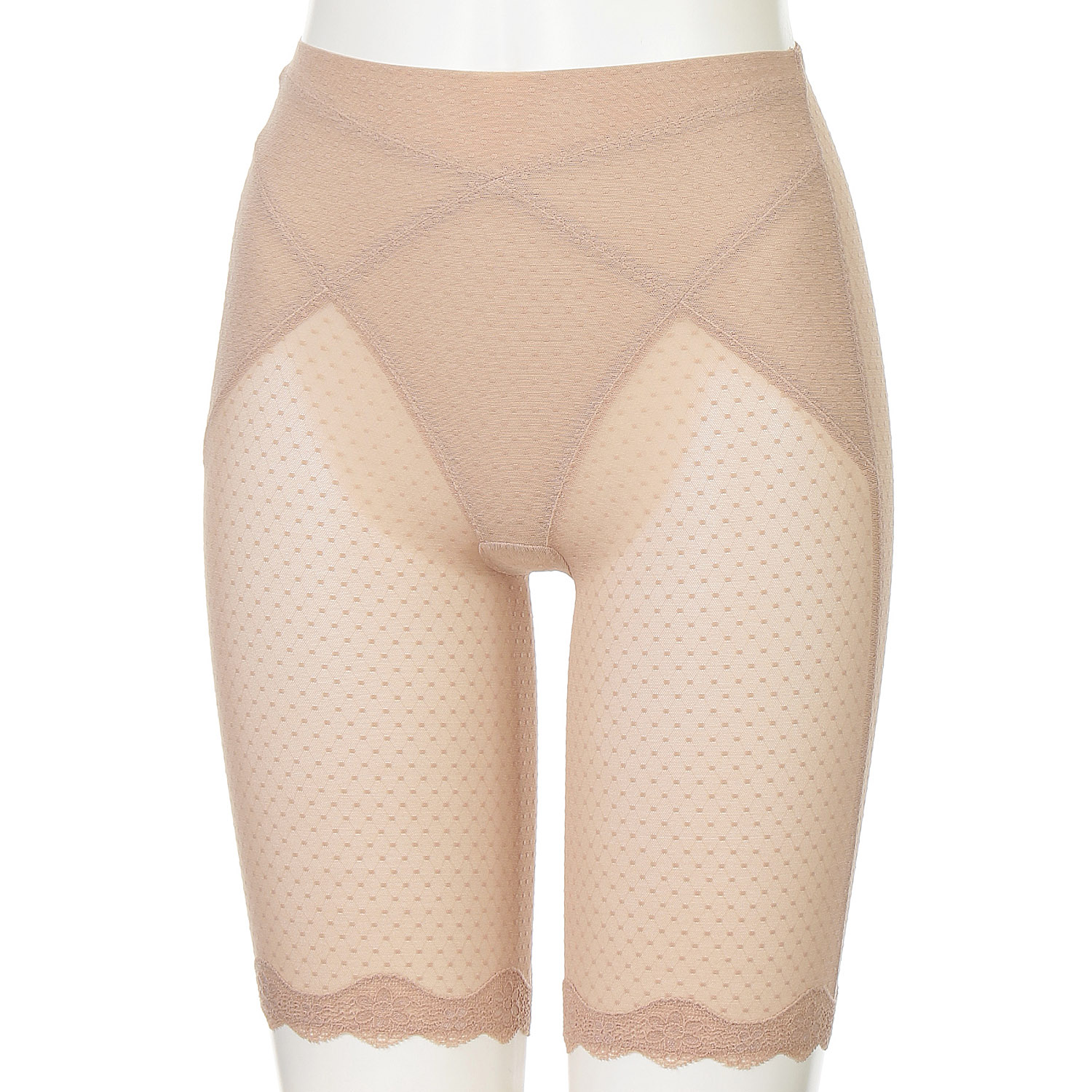 ソフトスタイレット ロングガードル モカ LL - 画像1