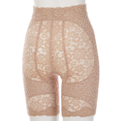 クラッシースタイレット 3分丈ガードル ベージュ M - 画像2