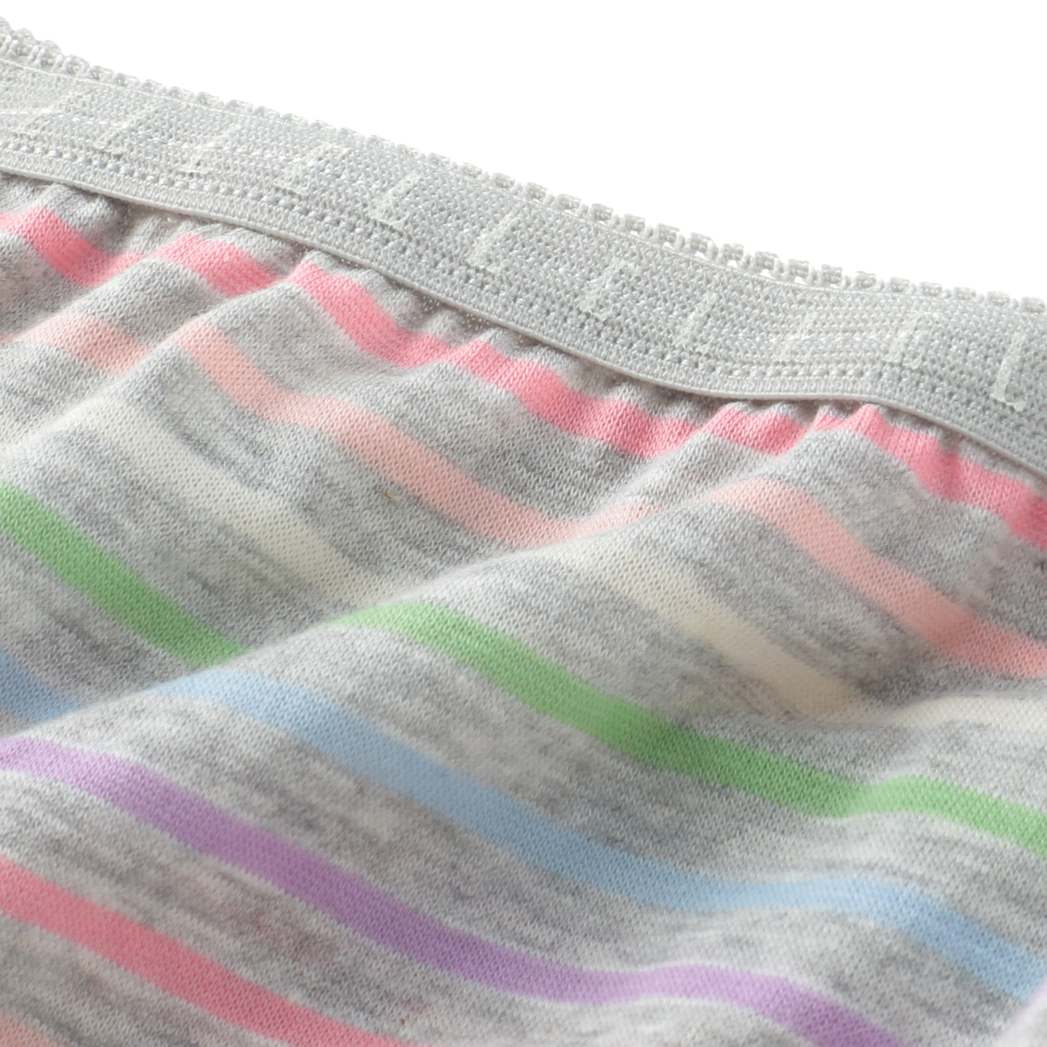 ELLE 綿天竺 ボーダー スタンダード ショーツ - 画像3