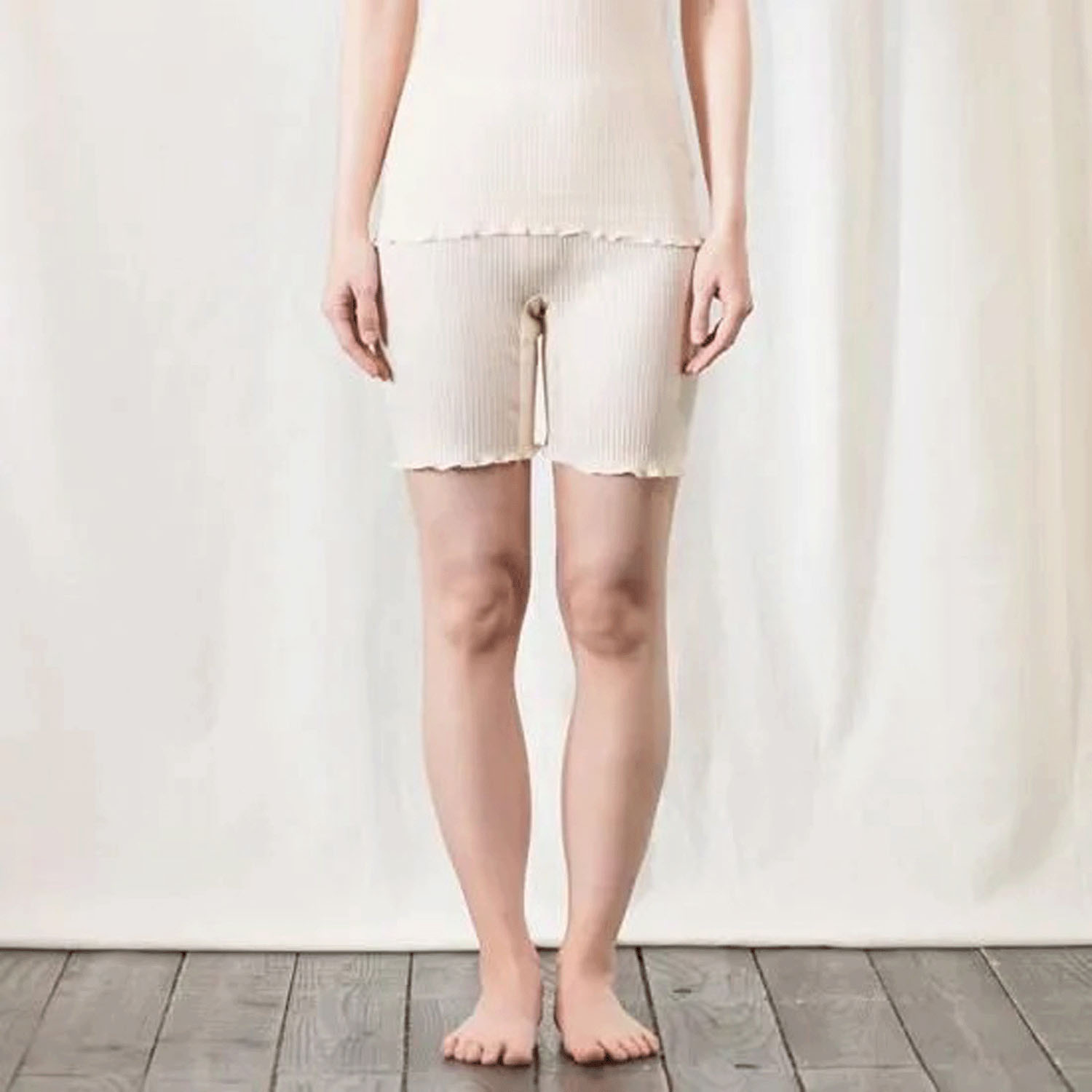 天衣無縫 リブ3分丈ショーツ - 画像3