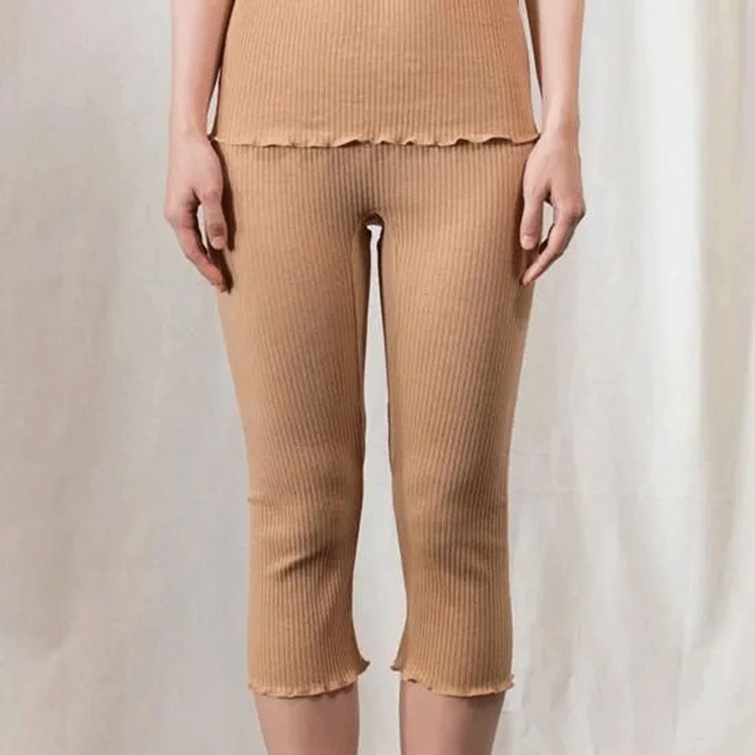 天衣無縫 リブひざ下パンツ - 画像4