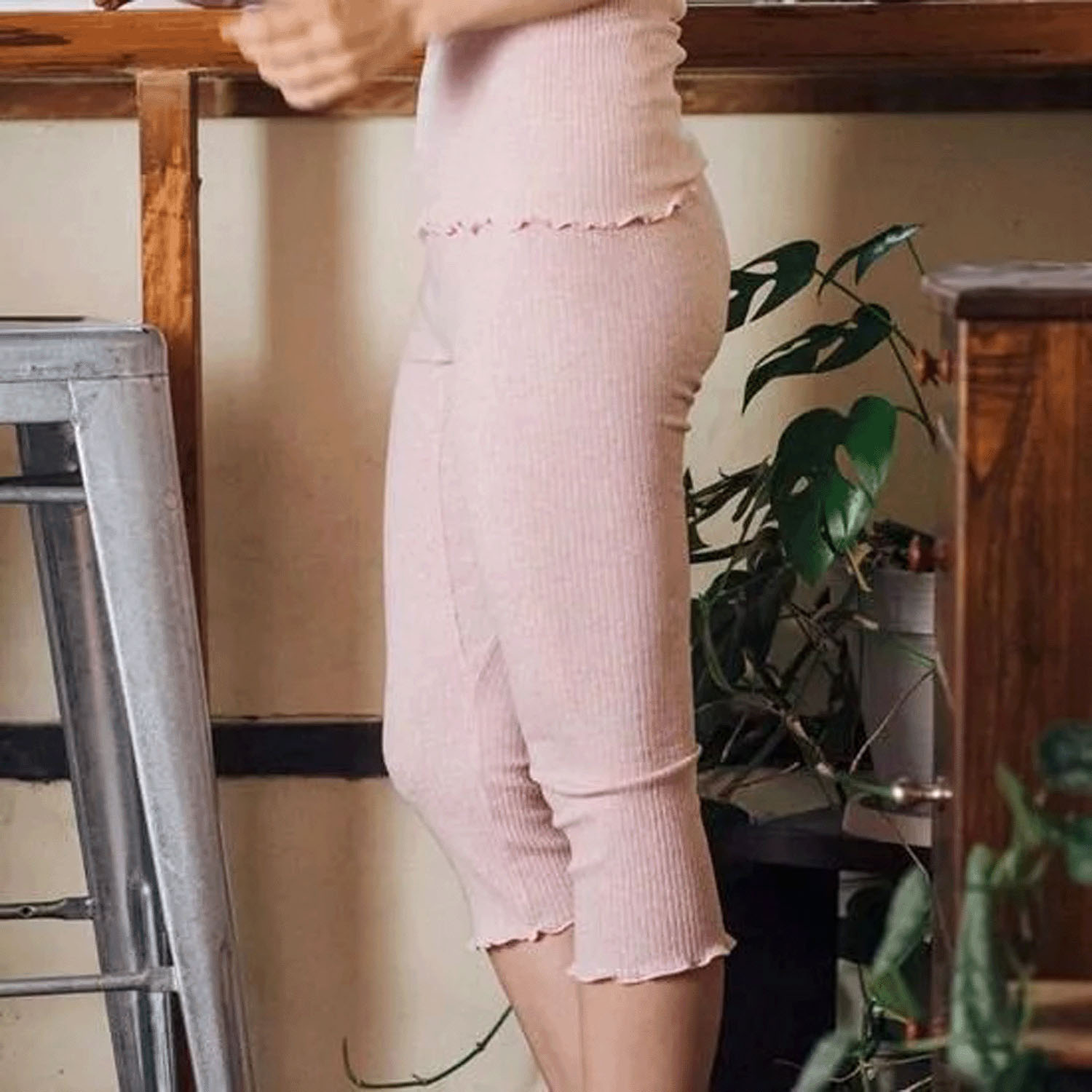 天衣無縫 リブひざ下パンツ - 画像8