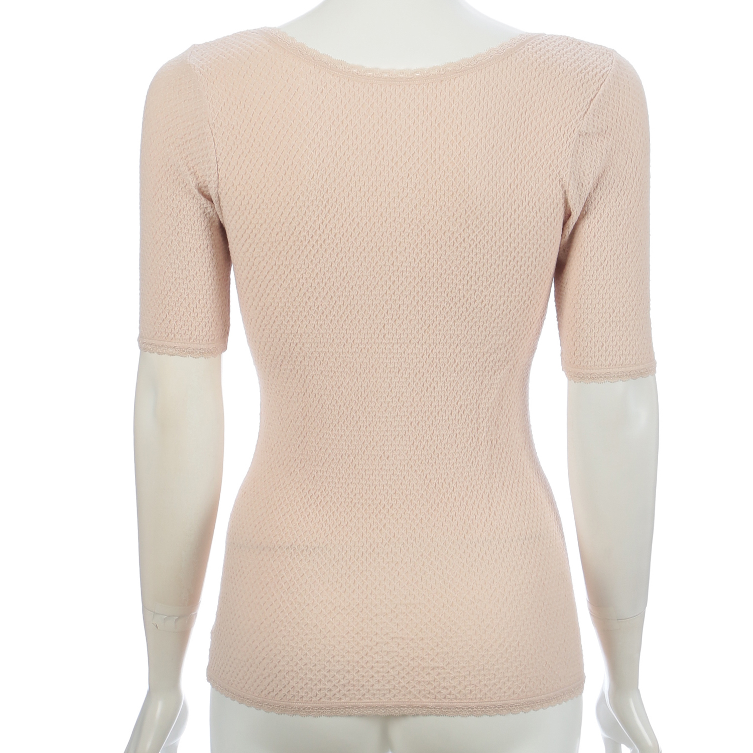 五分袖インナー M ライトモカ エトワール841 - 画像2