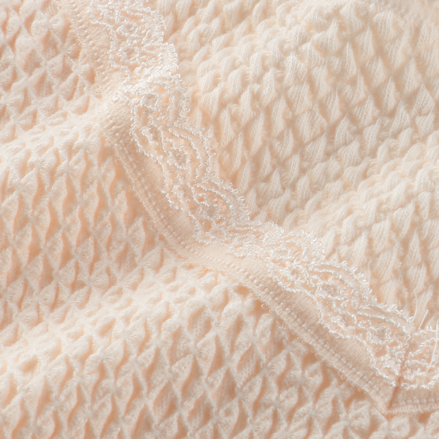 五分袖インナー M ペールピンク エトワール841 - 画像3