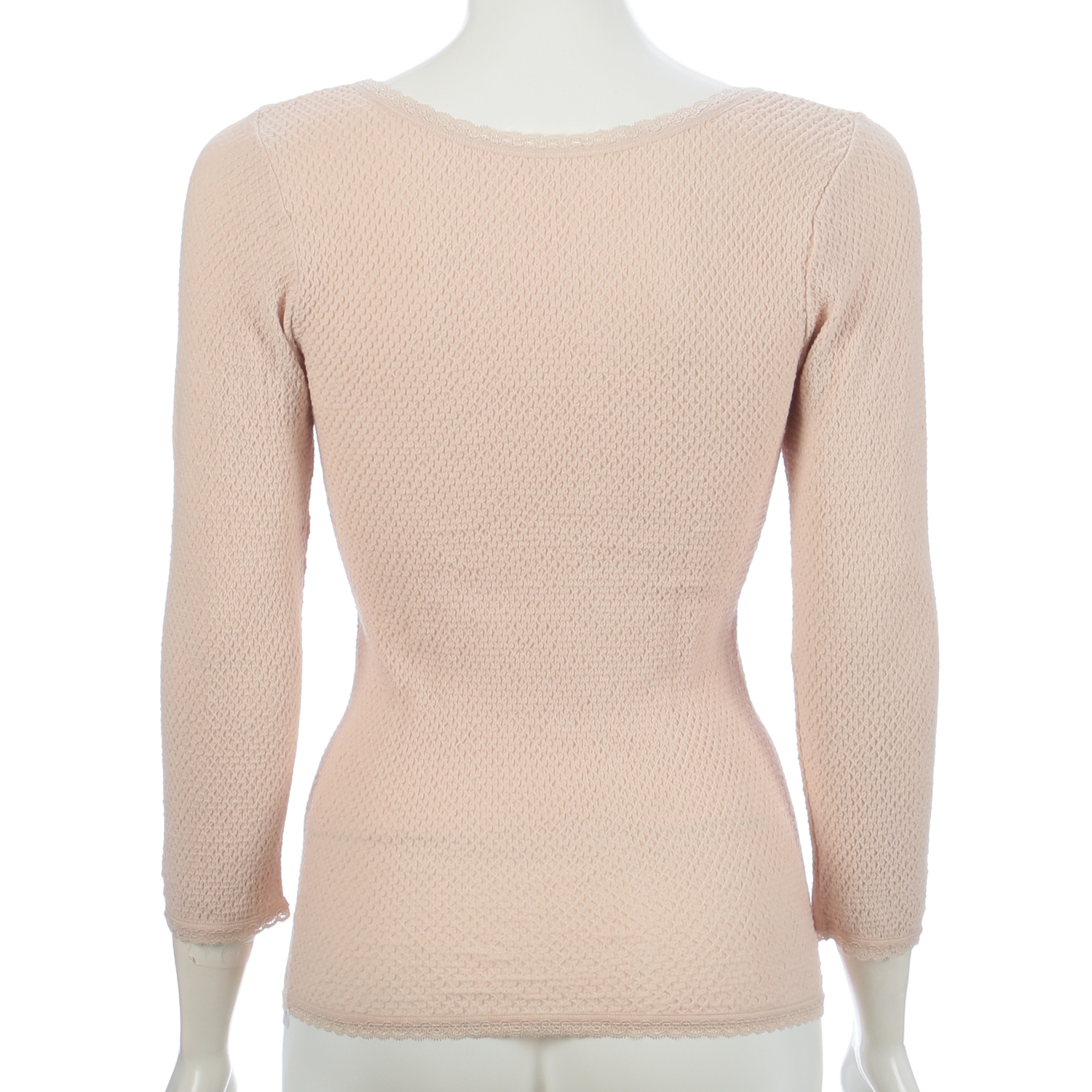 八分袖インナー M ライトモカ  エトワール841 - 画像2