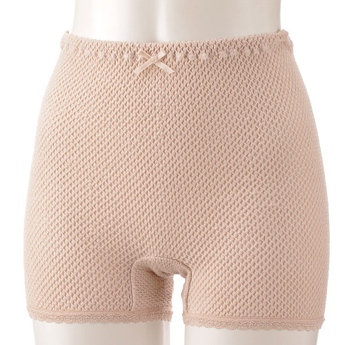 1分丈ショーツ ライトモカ L エトワール841 - 画像1