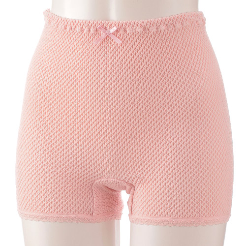 エトワール841 1分丈ショーツ ピーチ LL - 画像1