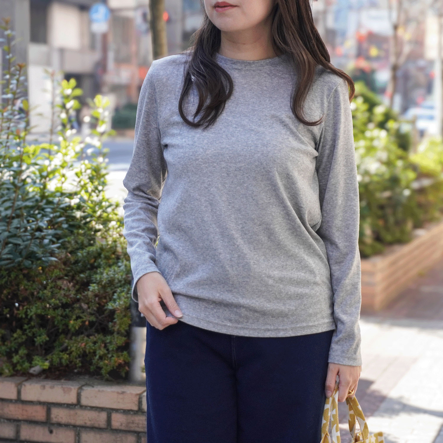 【Insta Live】ハーフミラノリブクルーネックカットソー - 画像19