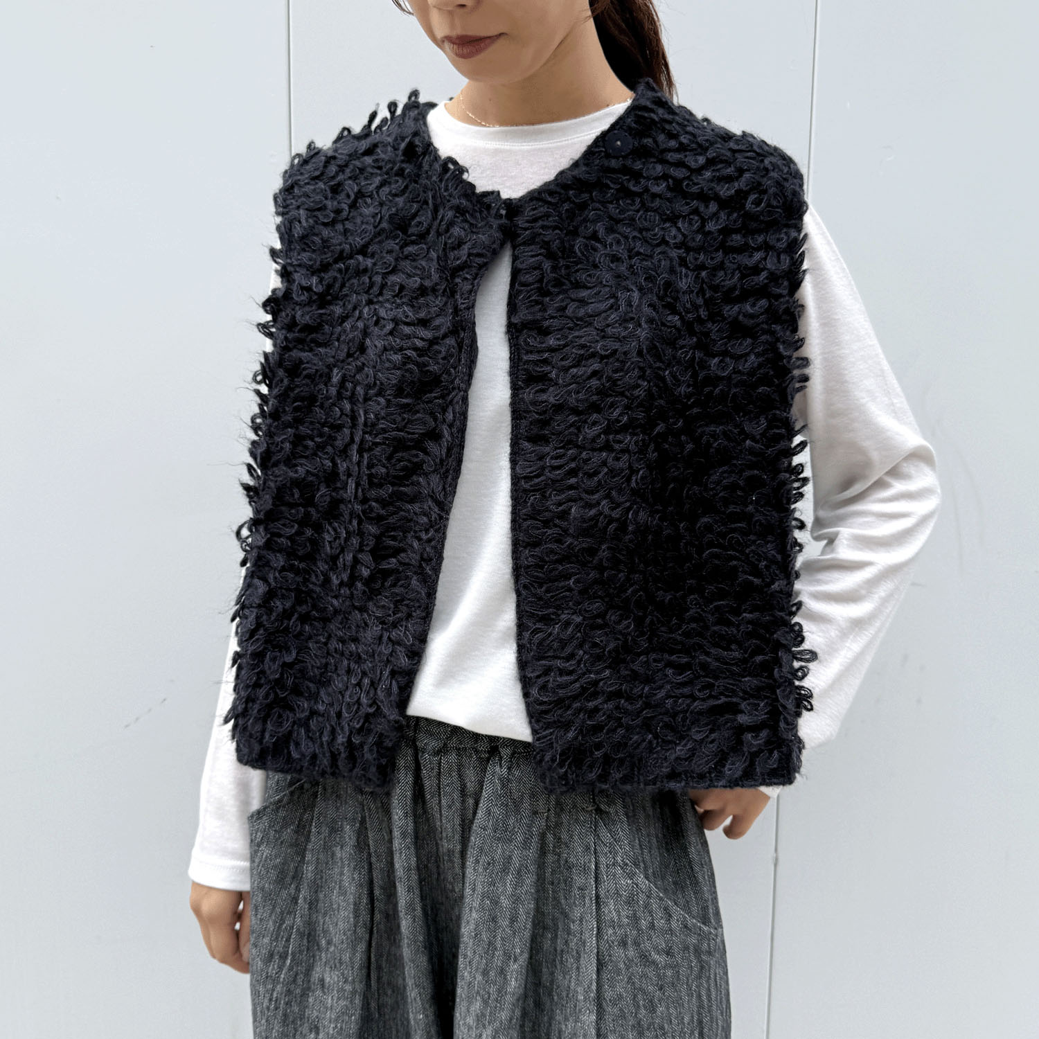 【Insta Live】ハーフミラノリブクルーネックカットソー - 画像4