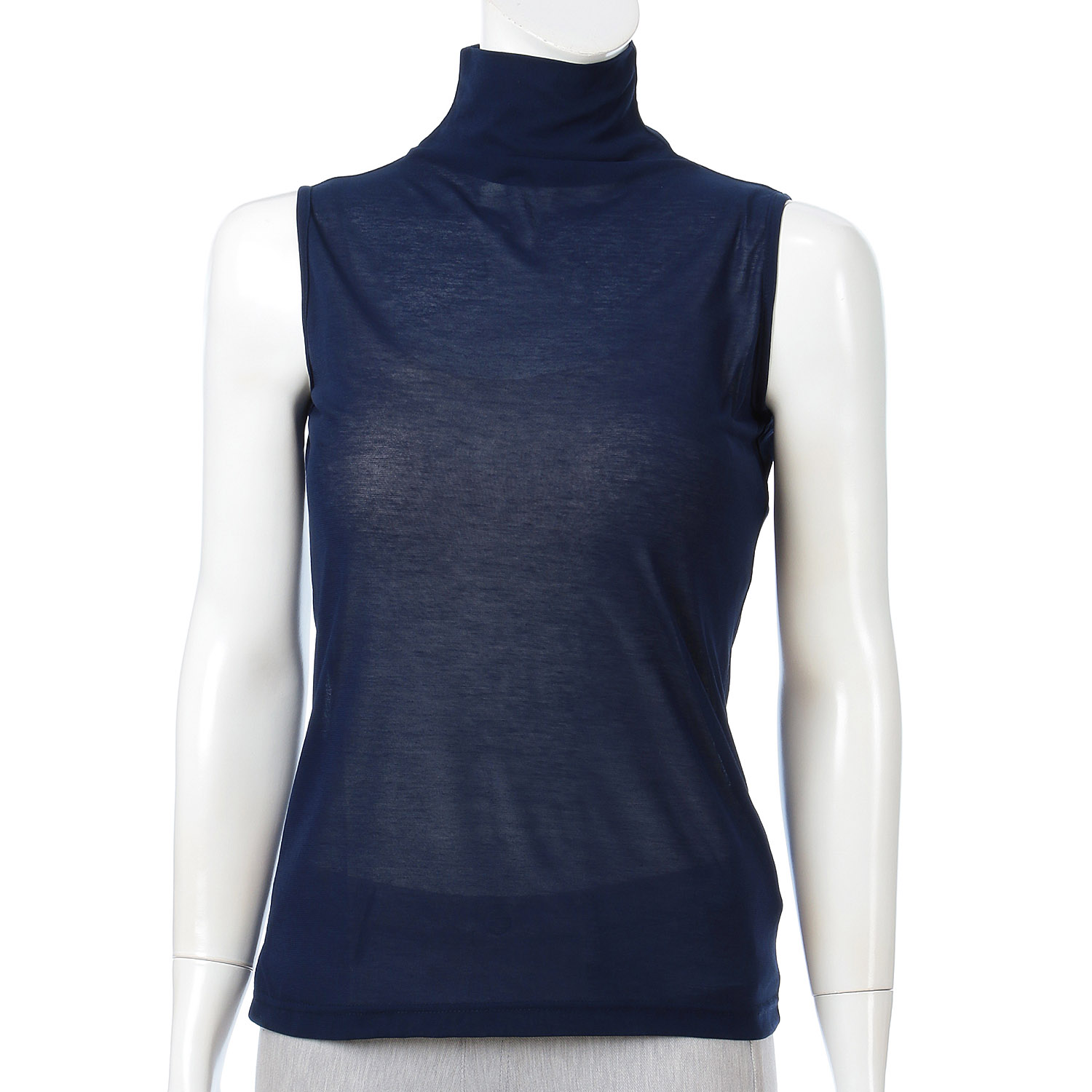 スーパーソフトボトルネックノースリーブカットソー - 画像10