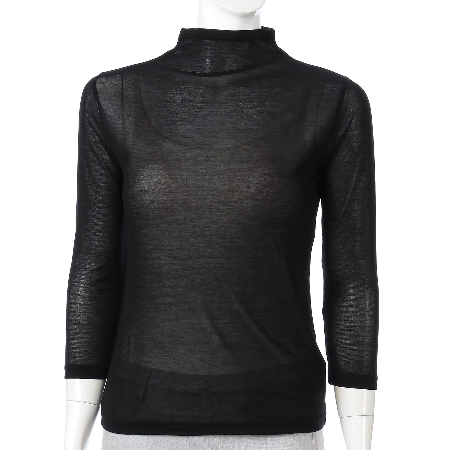 【Insta Live】スーパーソフトボトルネック7分袖プルオーバー - 画像6