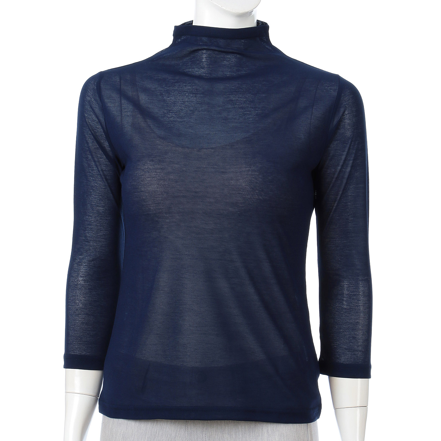 スーパーソフトボトルネック7分袖プルオーバー - 画像10