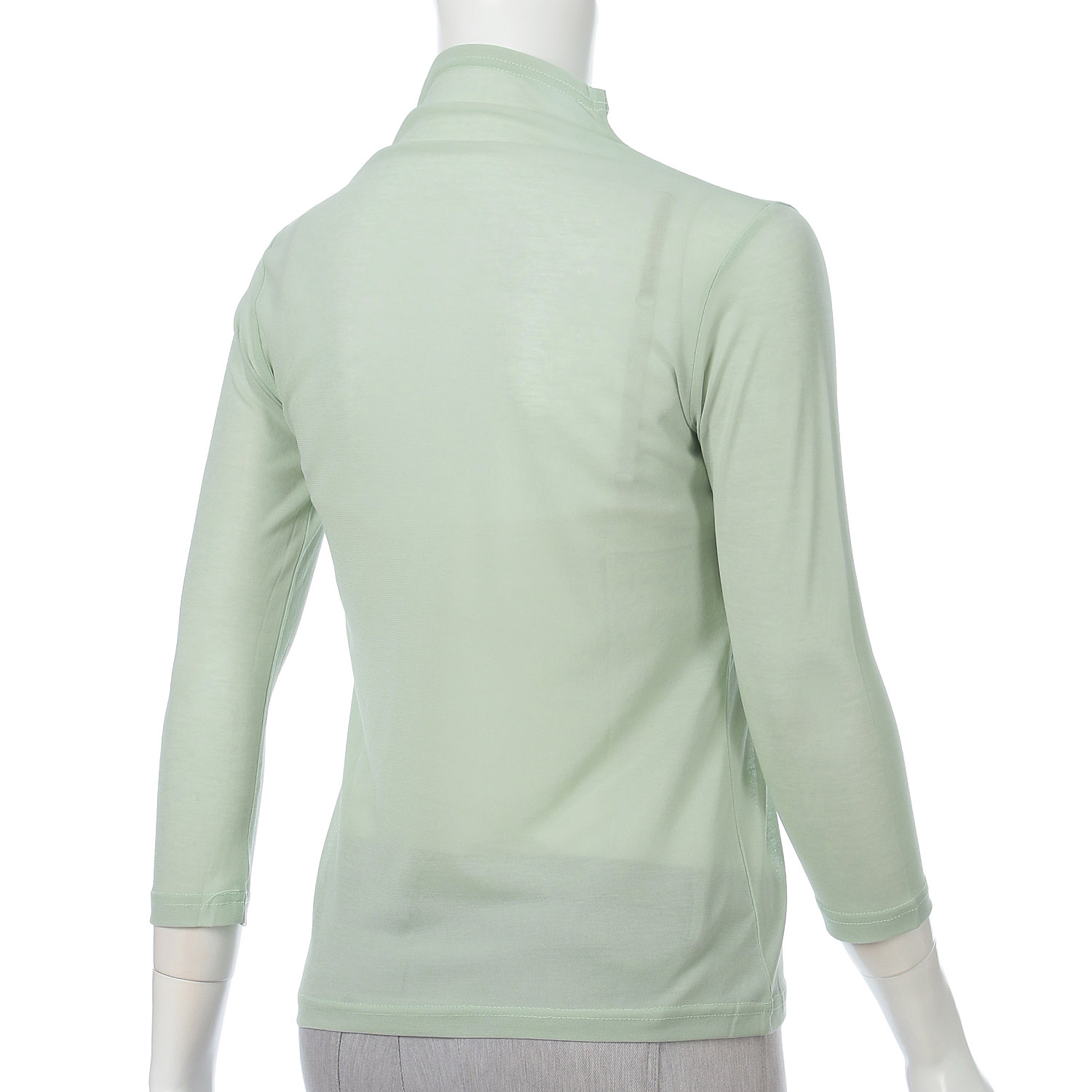 【Insta Live】スーパーソフトボトルネック7分袖プルオーバー - 画像10