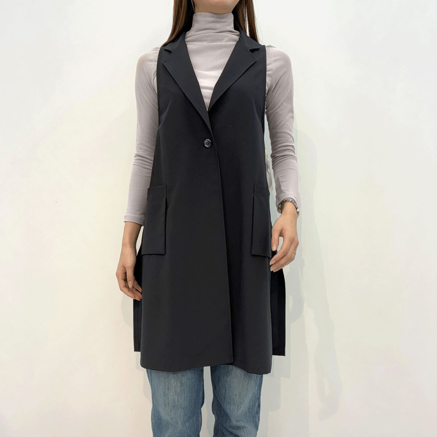 【Insta Live】スーパーソフトボトルネック長袖カットソー - 画像8