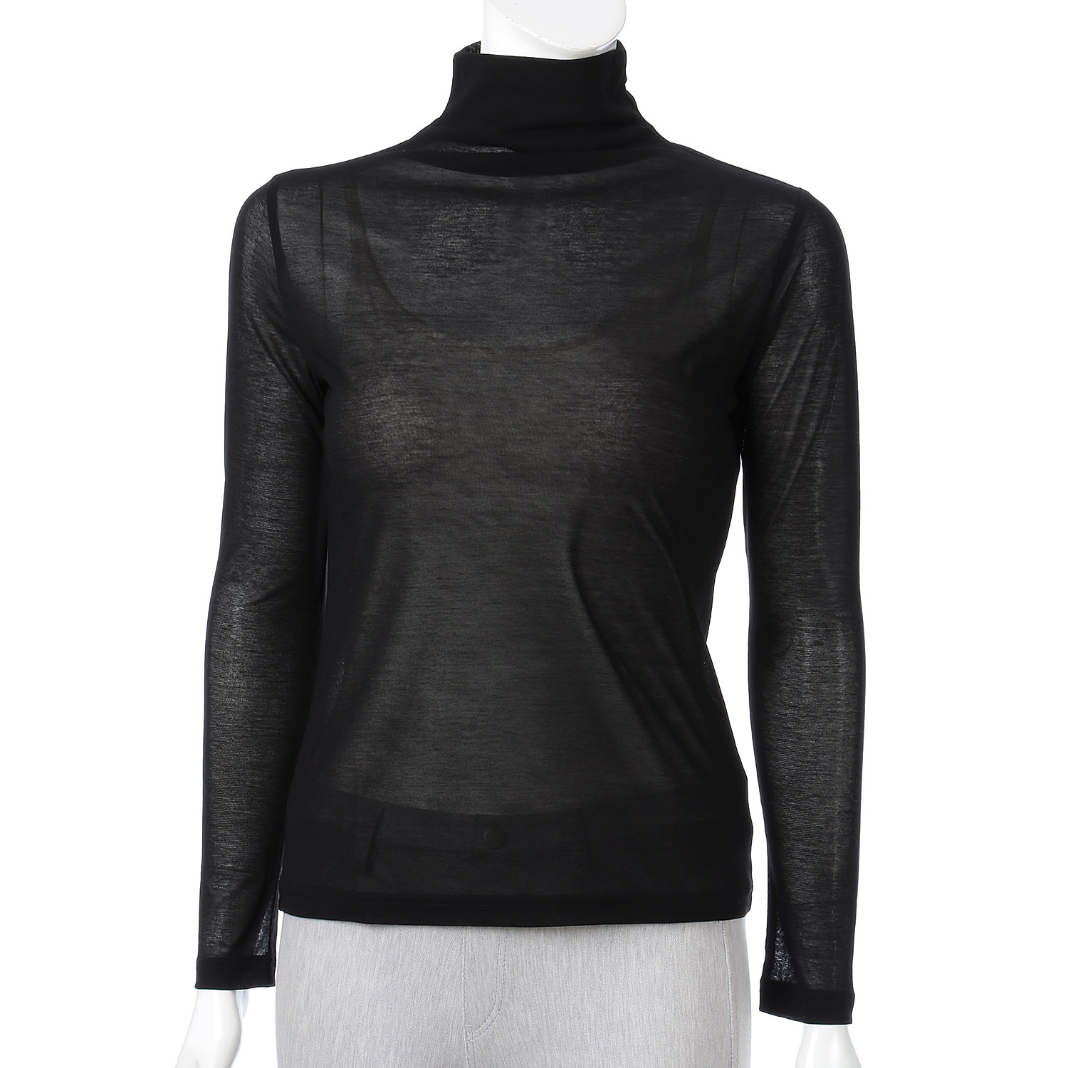 【Insta Live】スーパーソフトボトルネック長袖カットソー - 画像10