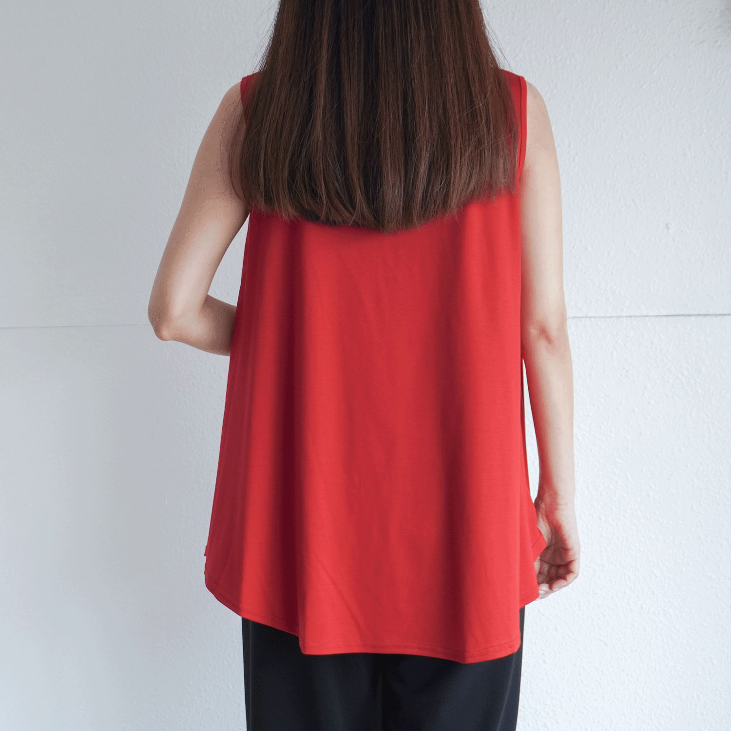 【Insta Live】ナノシアドレープノースリーブカットソー - 画像17