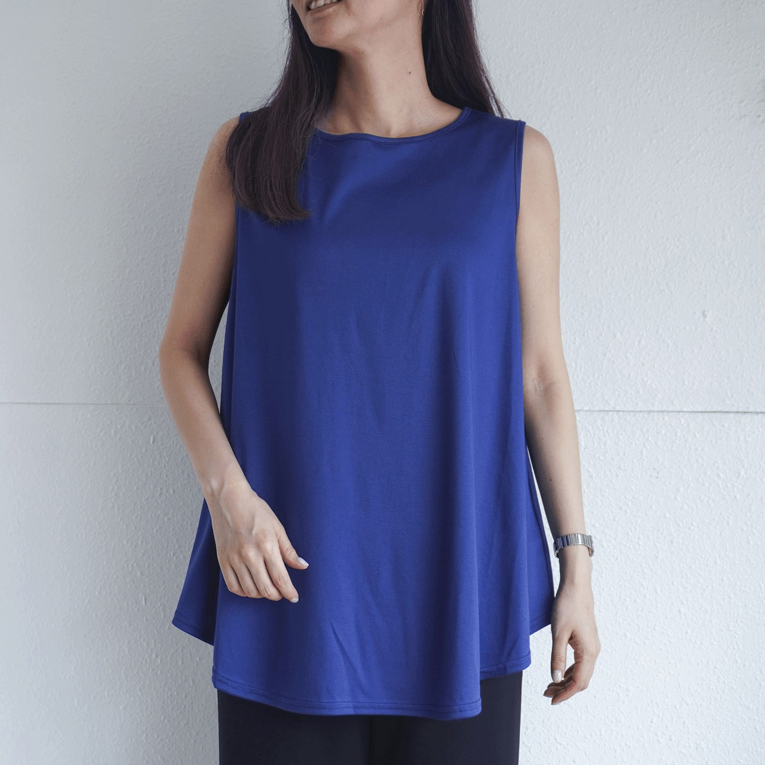 【Insta Live】ナノシアドレープノースリーブカットソー - 画像30