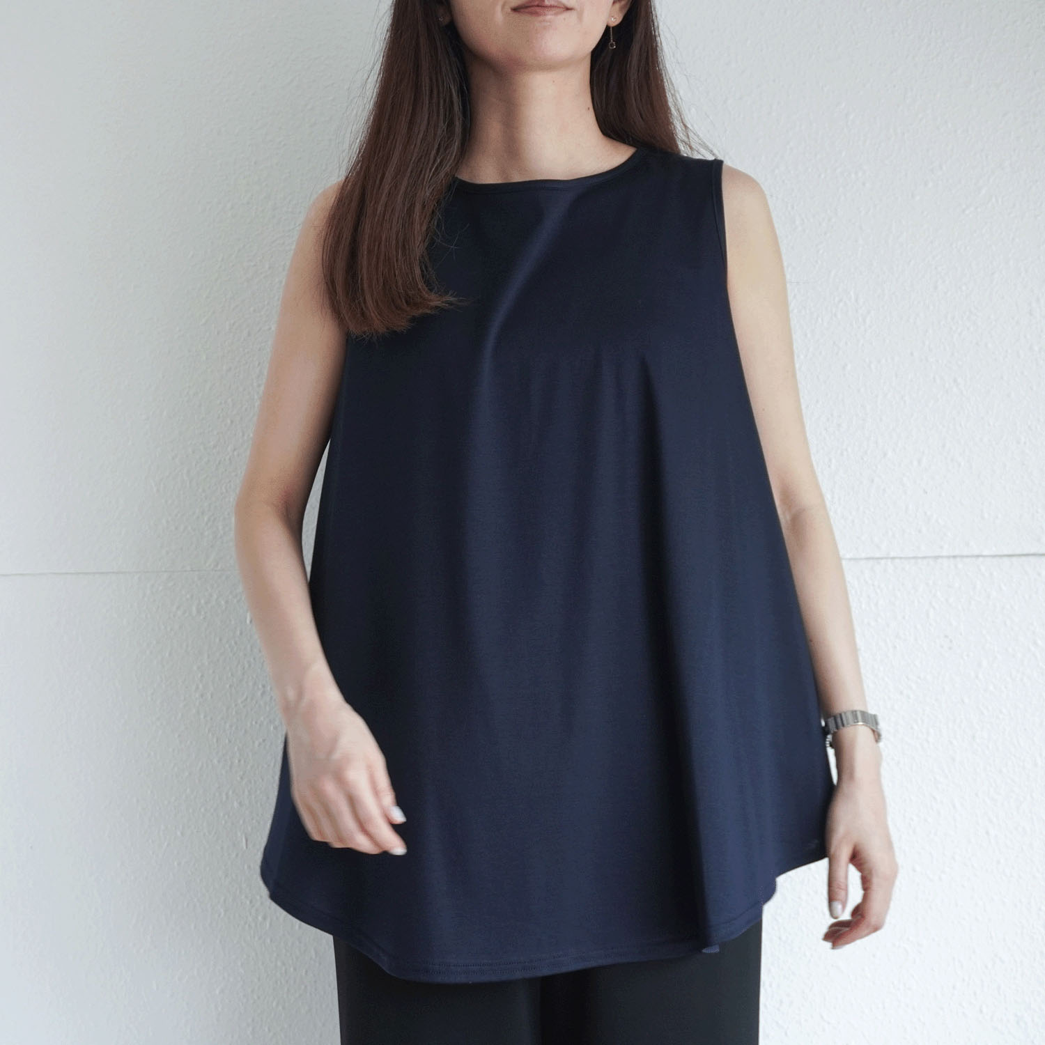 【Insta Live】ナノシアドレープノースリーブカットソー - 画像39