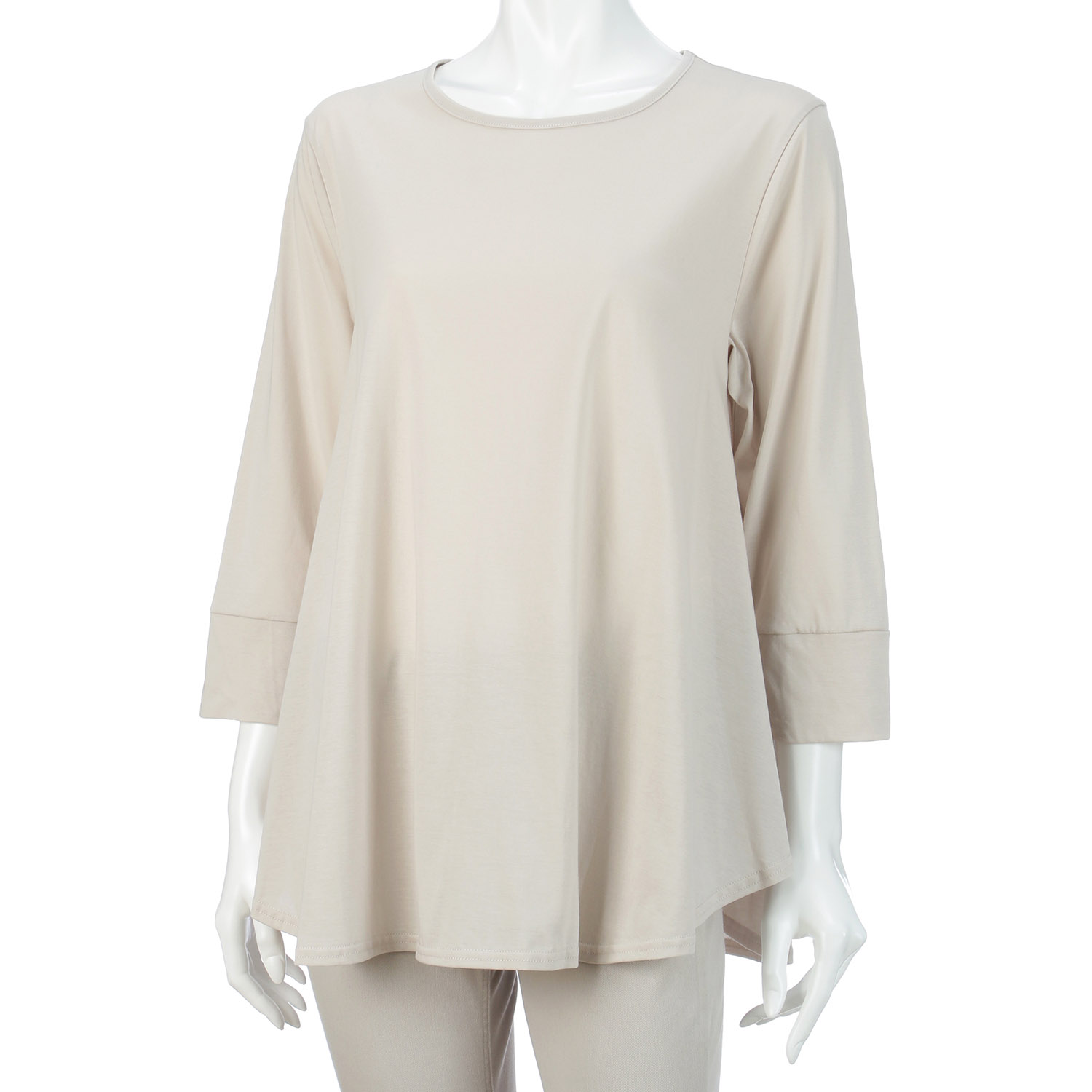 プリマシャインドレープ8分袖チュニック - 画像14