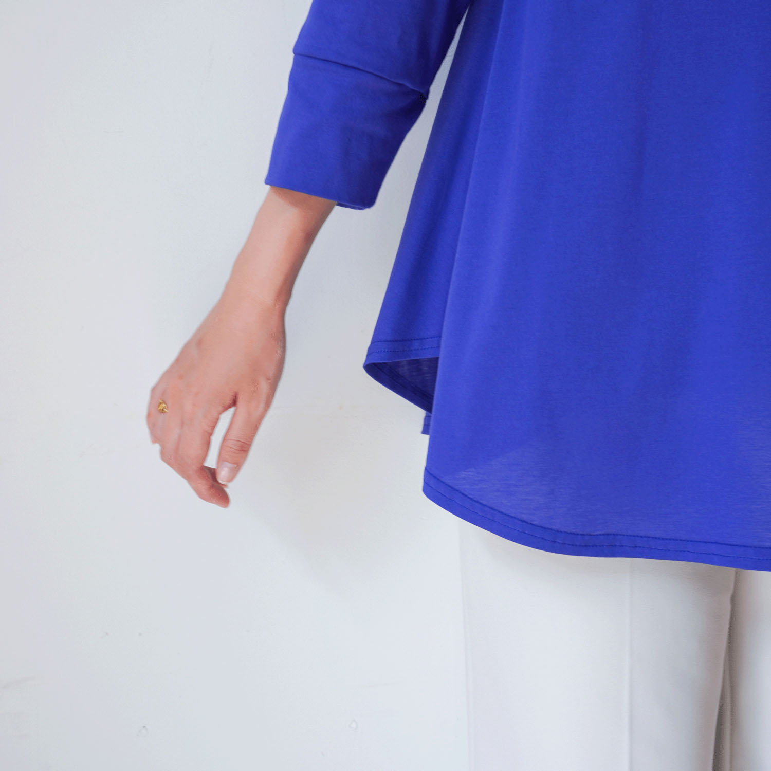 プリマシャインドレープ8分袖チュニック - 画像30