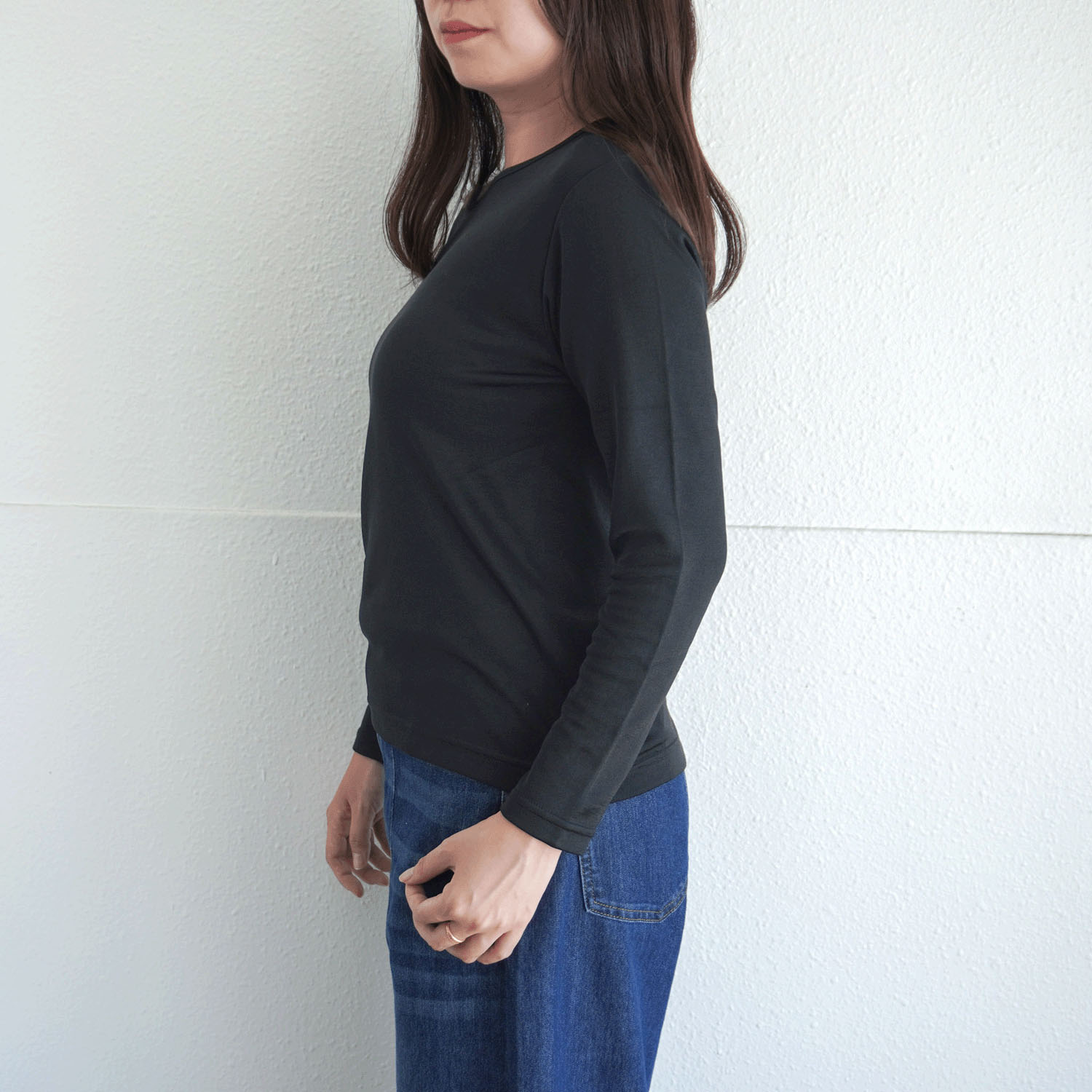 ジョワイユ裏綿丸首Tシャツ  LL - 画像14