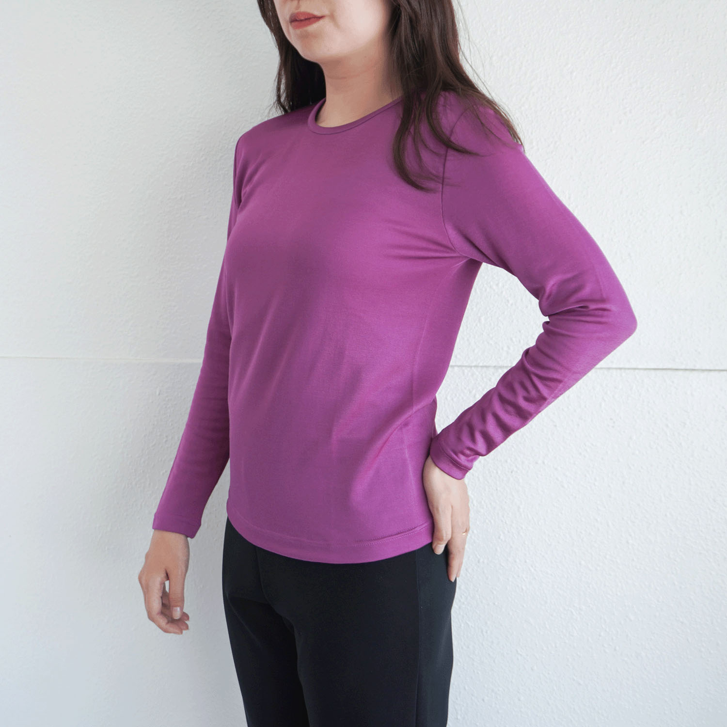 ジョワイユ裏綿丸首Tシャツ  LL - 画像26