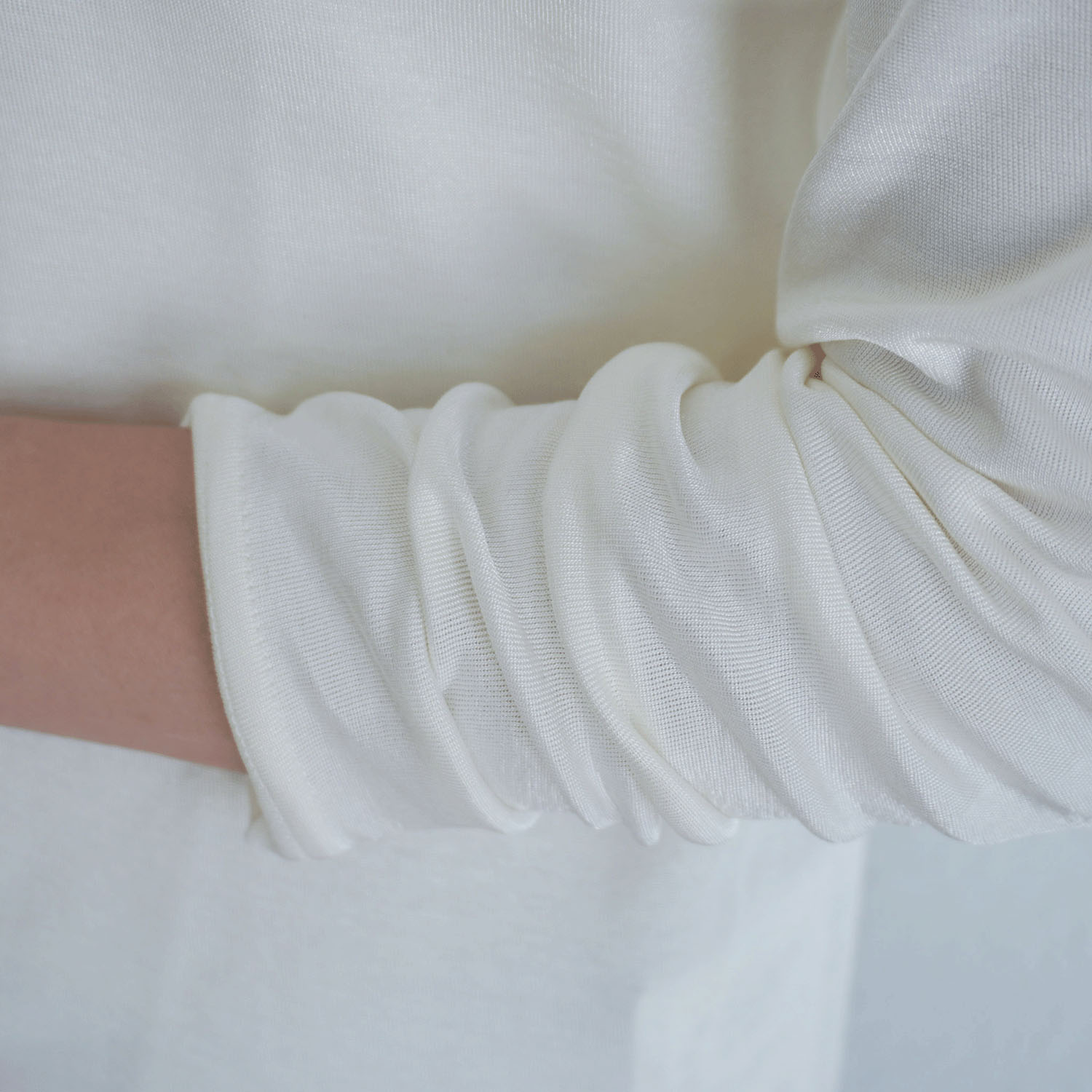 ジョワイユ裏綿丸首Tシャツ  LL - 画像6