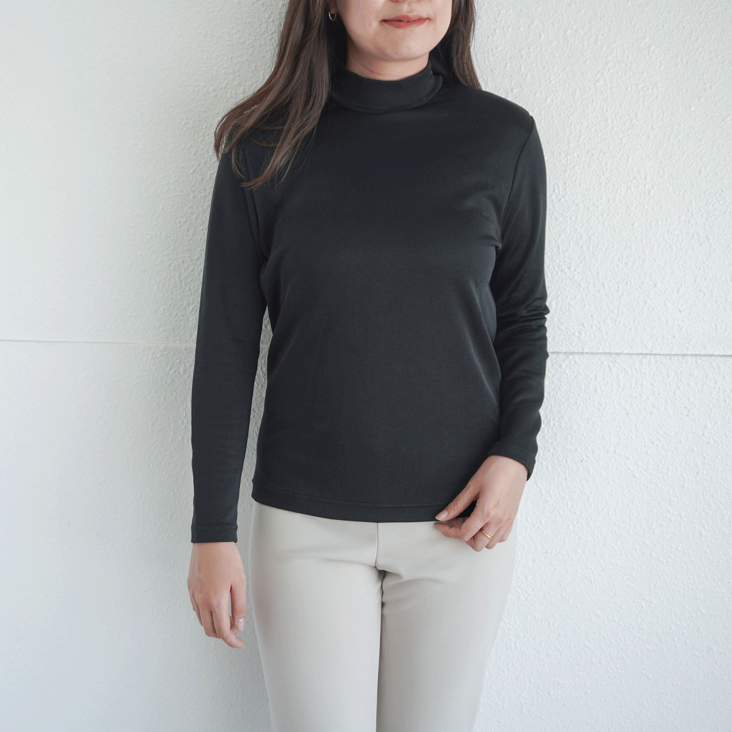 ジョワイユ 裏綿ハイネックTシャツ M・L - 画像11