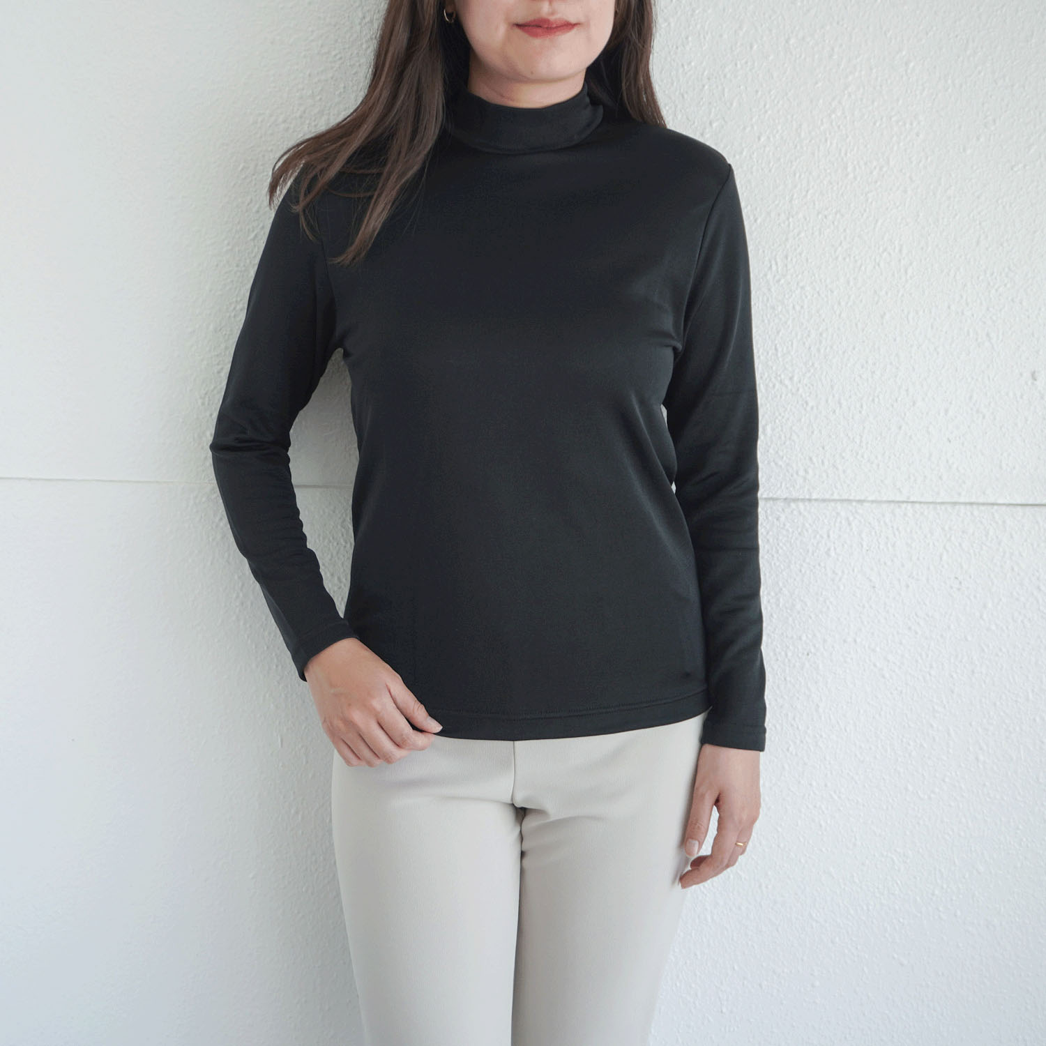 ジョワイユ 裏綿ハイネックTシャツ M・L - 画像9