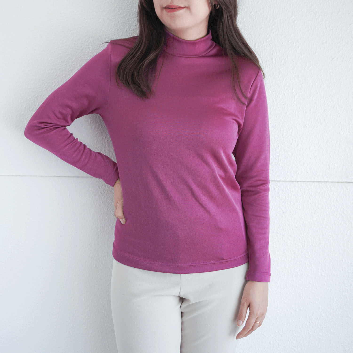 ジョワイユ裏綿ハイネックTシャツ LLサイズ - 画像23