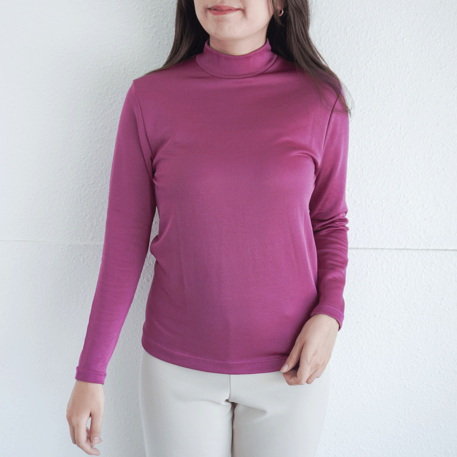 ジョワイユ裏綿ハイネックTシャツ LLサイズ - 画像24