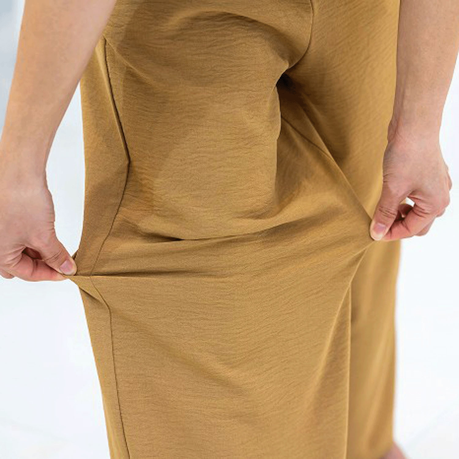 【新色追加】多機能素材セミワイドパンツ - 画像13