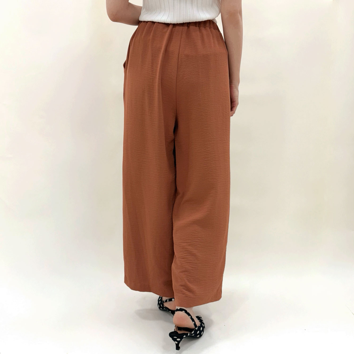 【新色追加】多機能素材セミワイドパンツ - 画像4