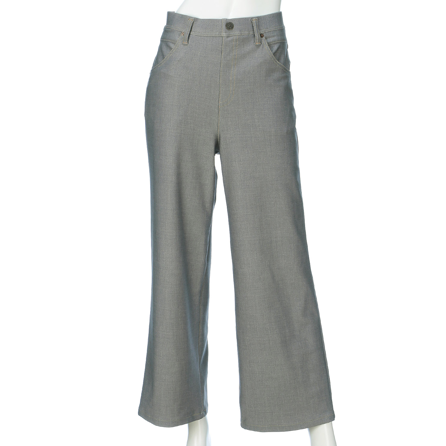 210ボブソン デニムハイテンションセミワイドパンツ - 画像5