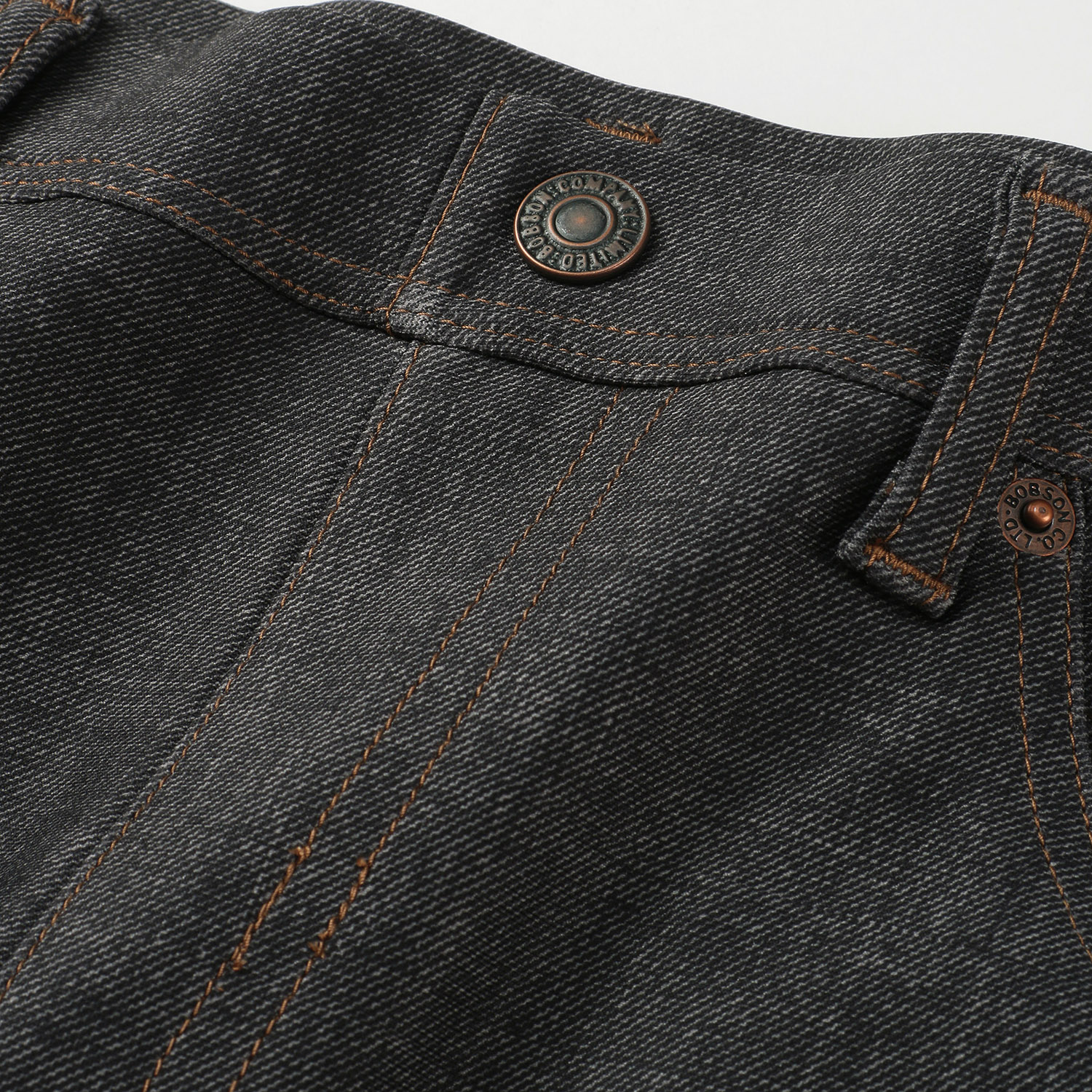 210ボブソン デニムハイテンションセミワイドパンツ - 画像8