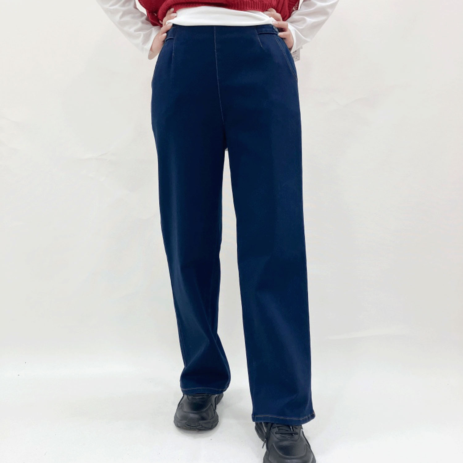 グルカワイド椿加工デニムパンツ - 画像2