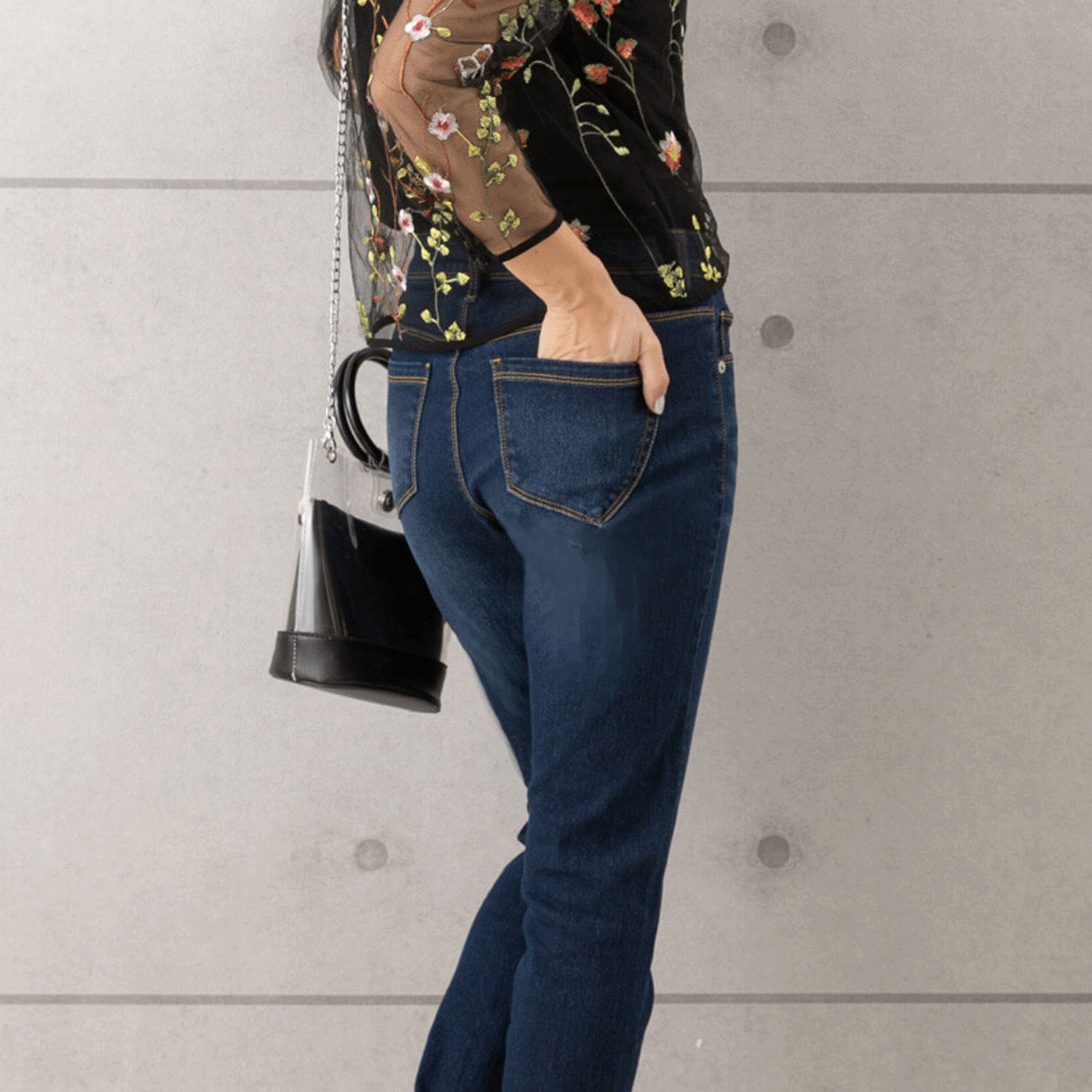 【ETONET限定 お取り寄せ】W HEART 美脚美尻デニムスキニー - 画像1