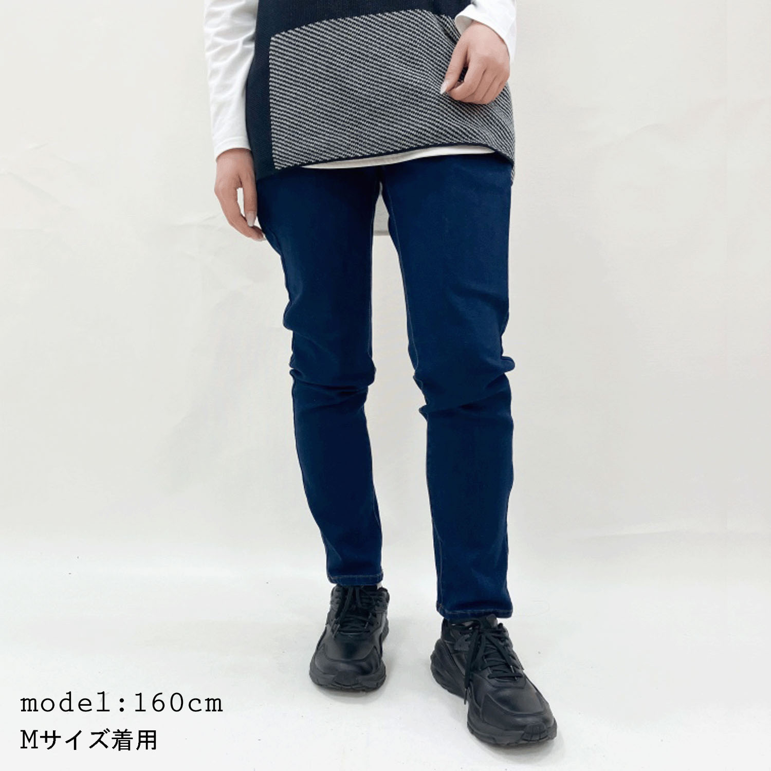 【お取り寄せ】New York Stars BOBSON ニットデニムスキニーパンツ - 画像1