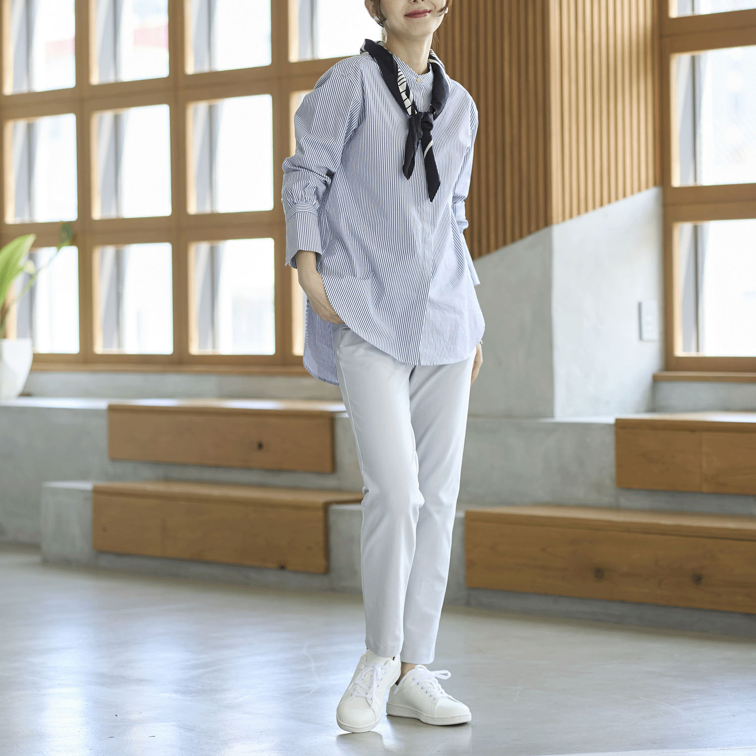 【Insta Live】TAKUMIBA エアシルキー・スリムパンツ - 画像5