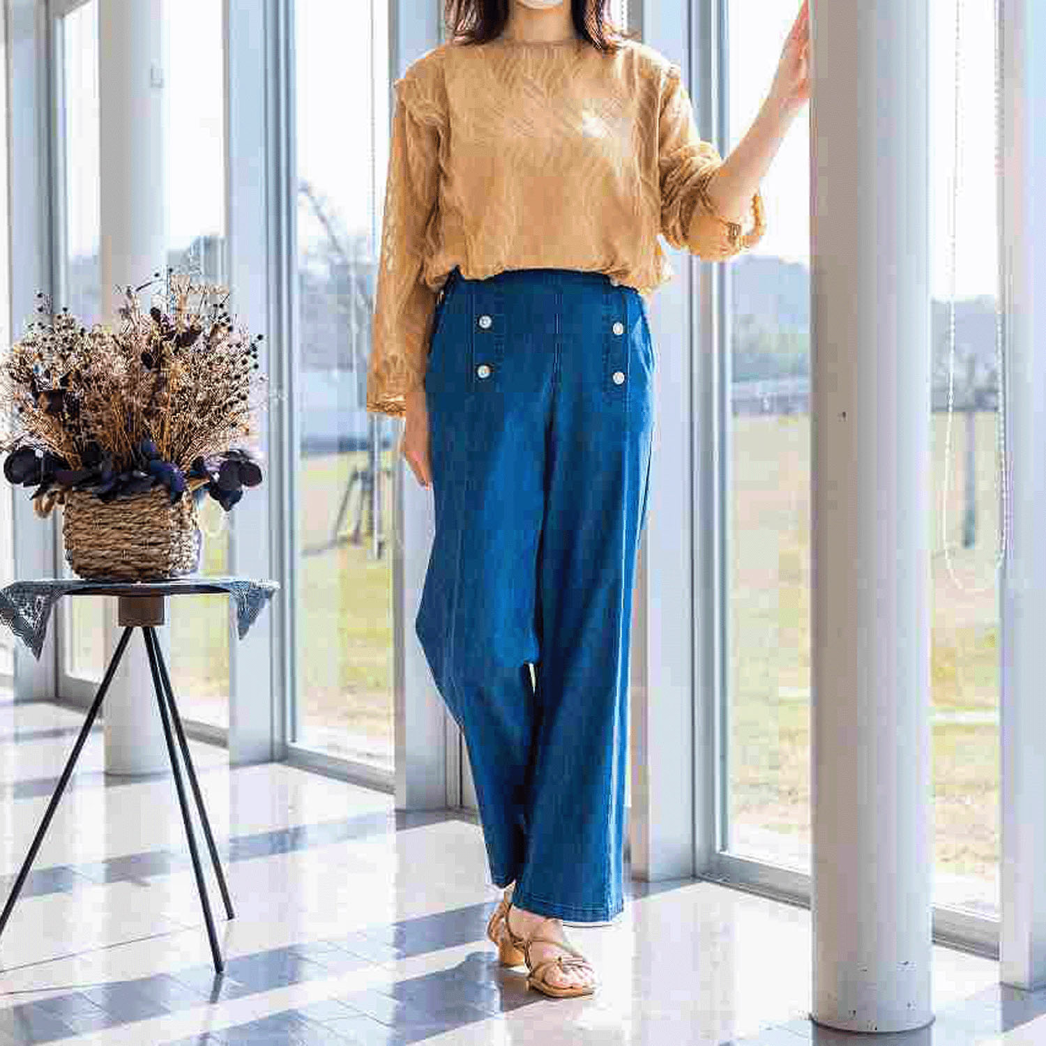 サマーデニムマリンパンツ - 画像1