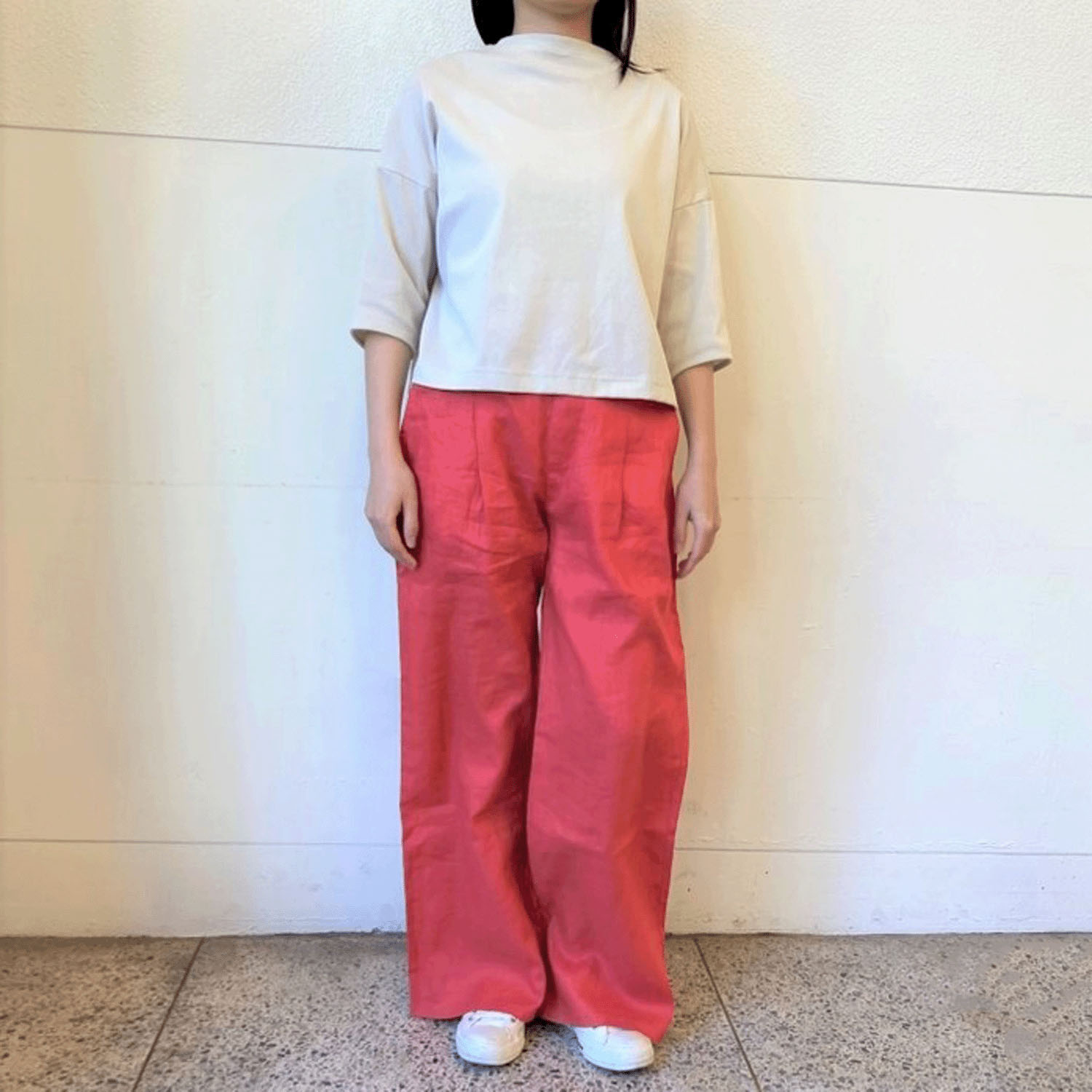 【Insta Live】JEUNE ET JOYEUX フレンチリネンワイドパンツ 73丈 - 画像27