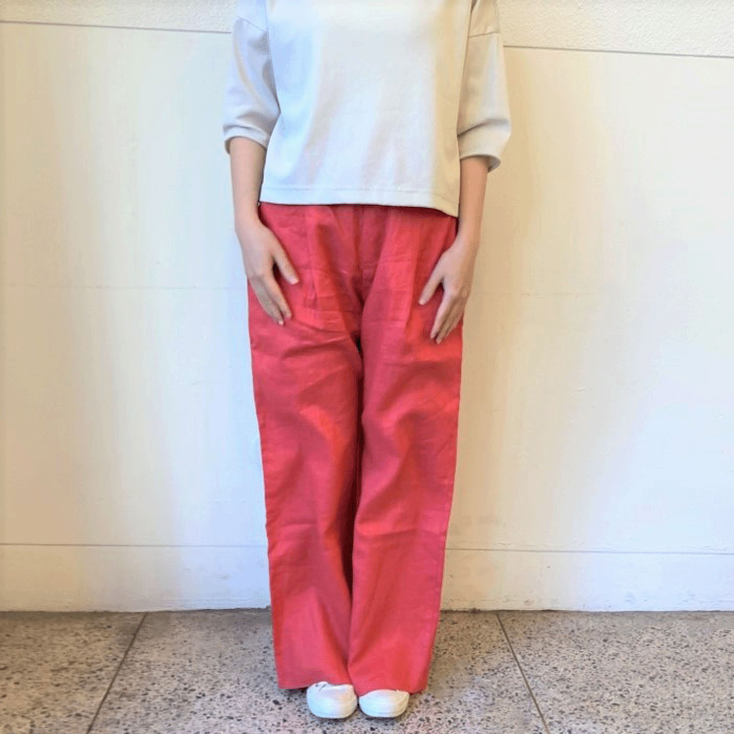 【Insta Live】JEUNE ET JOYEUX フレンチリネンワイドパンツ 73丈 - 画像28