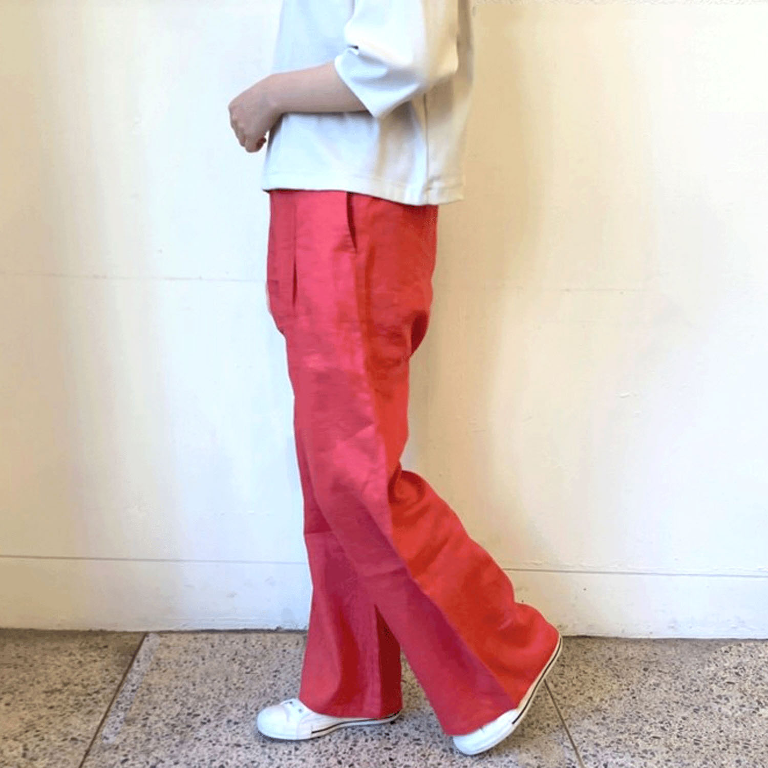 【Insta Live】JEUNE ET JOYEUX フレンチリネンワイドパンツ 73丈 - 画像29