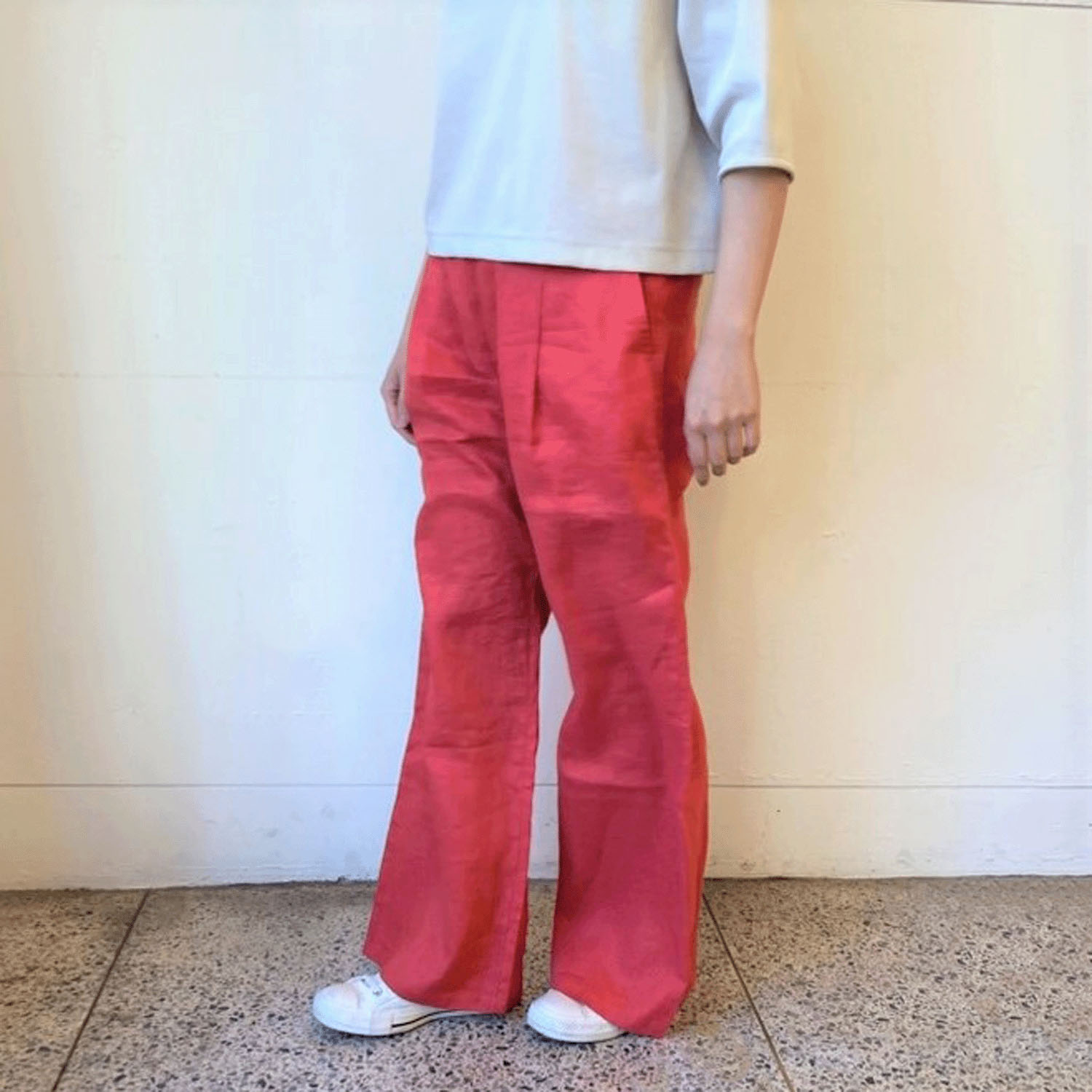 【Insta Live】JEUNE ET JOYEUX フレンチリネンワイドパンツ 73丈 - 画像8