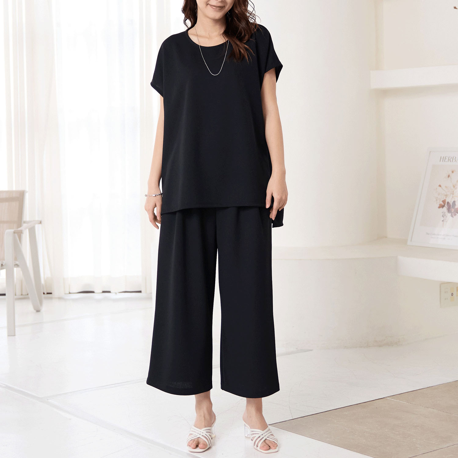 Reginetta 涼しやドライワッフル・チュニックT - 画像11